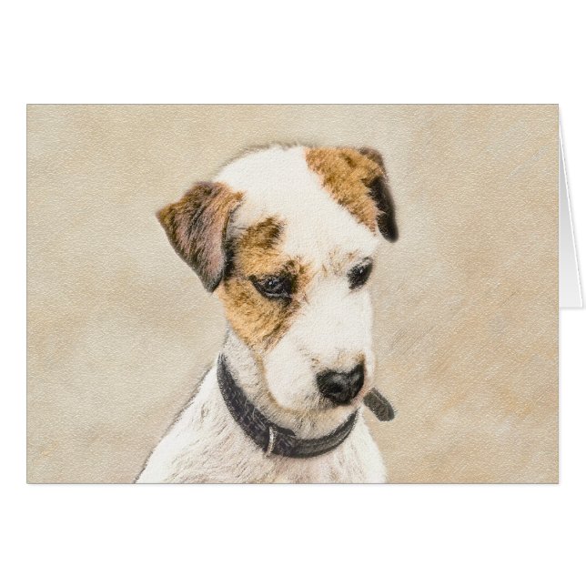 Pintura de Parson Jack Russell Terrier - Arte de P (Anverso (Horizontal))
