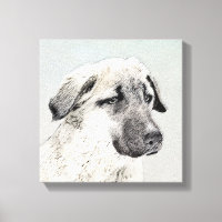 Pintura de pastor anatoliano - Arte de perro origi