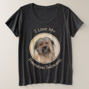 Pintura de pastor pirenaico - Arte de perro origin