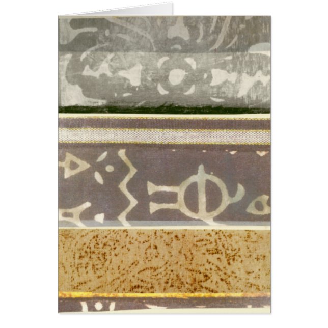 Pintura de patrón tribal contemporáneo (Frente)