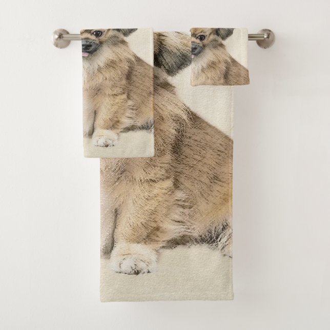 Pintura de Pekín - Arte de perro original muy lind (In situ)