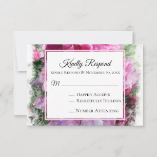 *~* PINTURA DE PEONÍA Pink floral AR1 Boda RSVP