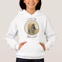 Pintura de perro afgano - Arte de perro original l