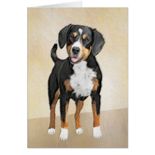 Pintura de perro de la montaña Entlebucher - Arte 
