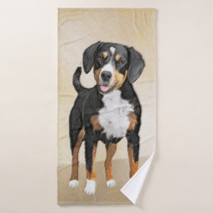 Pintura de perro de la montaña Entlebucher - Arte