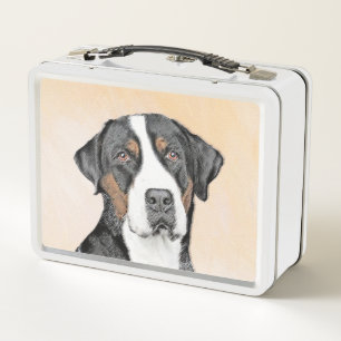 Pintura de perro de la montaña suiza - Arte origin