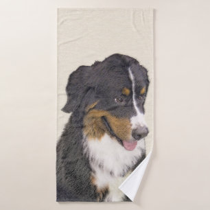 Pintura de perro de montaña de Bernese - Arte de p