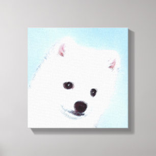 Pintura de perro esquimal estadounidense - Arte de