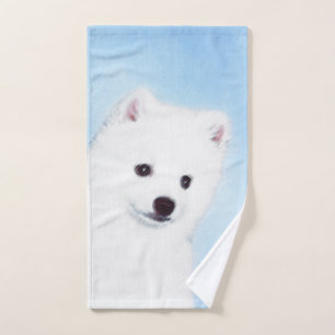 Pintura de perro esquimal estadounidense - Arte de