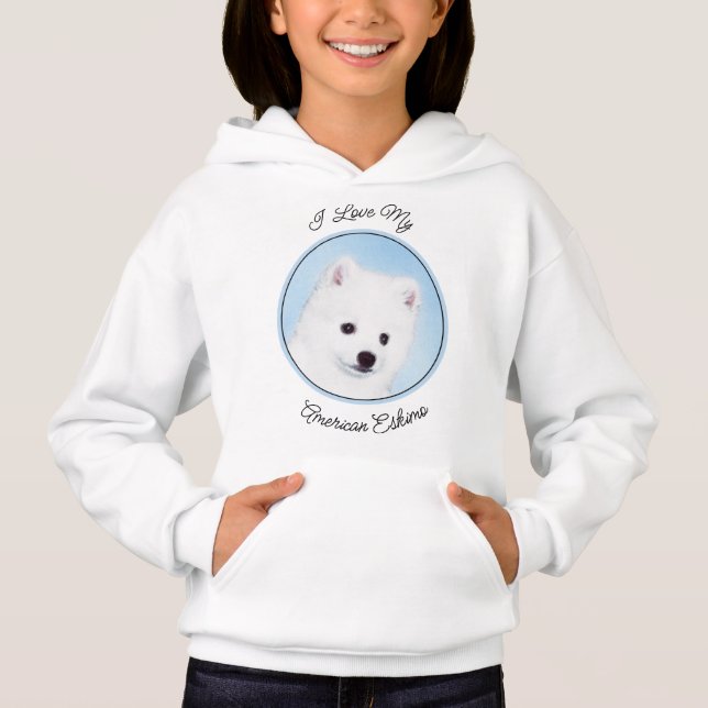 Pintura de perro esquimal estadounidense - Arte de (Anverso)