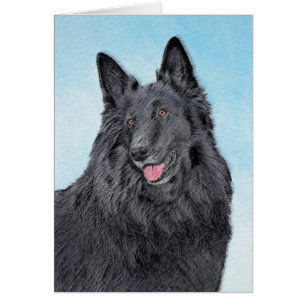 Pintura de perro pastor belga - Arte de perro orig
