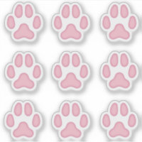 Pintura de perro pequeña Imprime Pegatina de segui