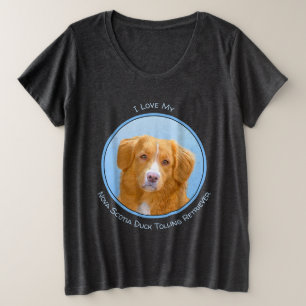 Pintura de perro Retriever de Tolling de Pato de N