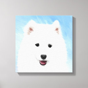 Pintura de pimienta de Samoyed - Arte Perro Origin