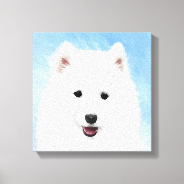Pintura de pimienta de Samoyed - Arte Perro Origin (Anverso)