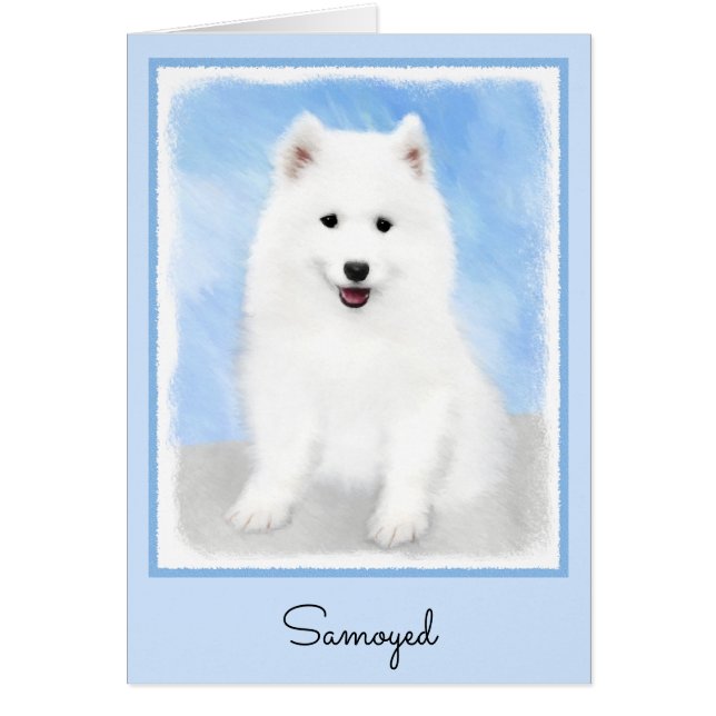Pintura de pimienta de Samoyed - Arte Perro Origin (Frente)