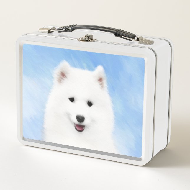 Pintura de pimienta de Samoyed - Arte Perro Origin (Anverso)