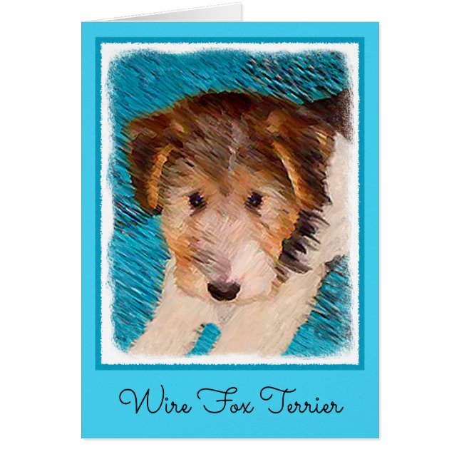 Pintura de pipa de Fox Terrier - Arte Perro Origin (Frente)