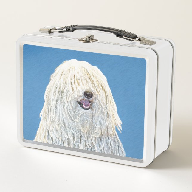 Pintura de puli - Arte de perro original lindo (Anverso)