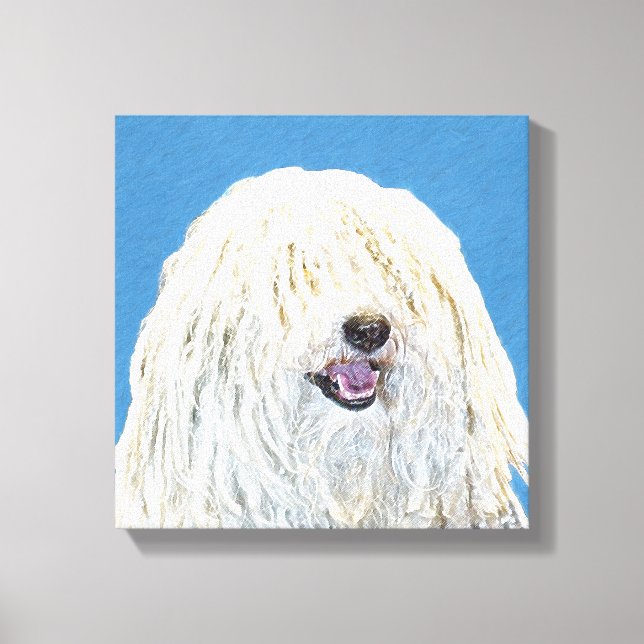 Pintura de puli - Arte de perro original lindo (Anverso)