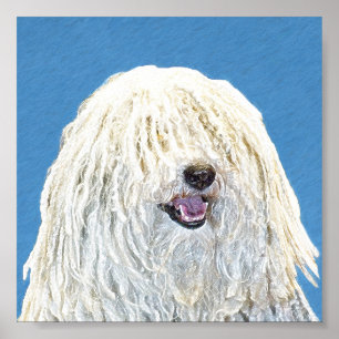 Pintura de puli - Arte de perro original lindo