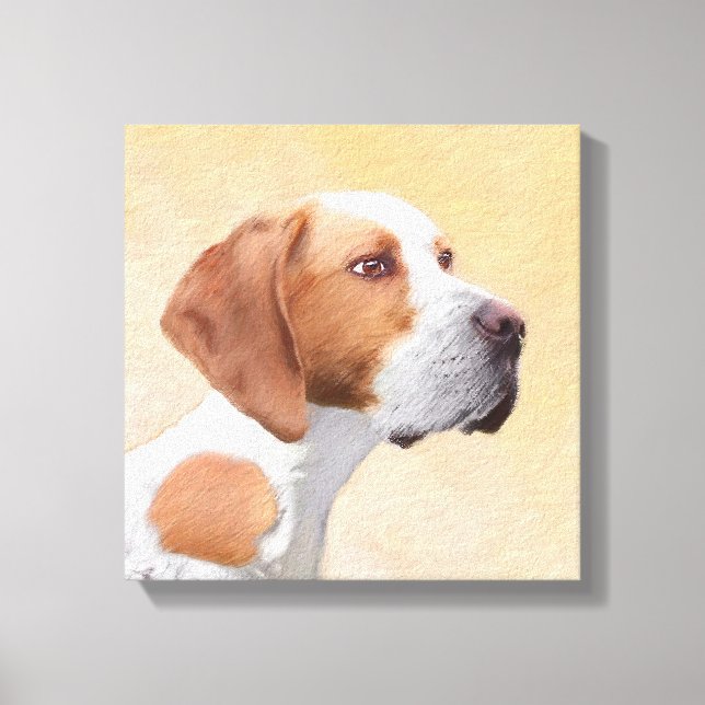 Pintura de puntero - Arte de perro original lindo (Anverso)
