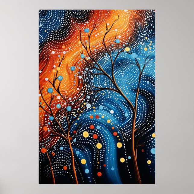 Pintura de puntos aborígenes: Arte de historias de (Frente)