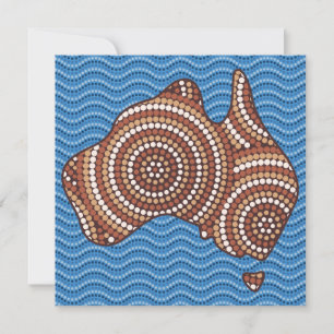 Pintura de puntos de Australia aborigen