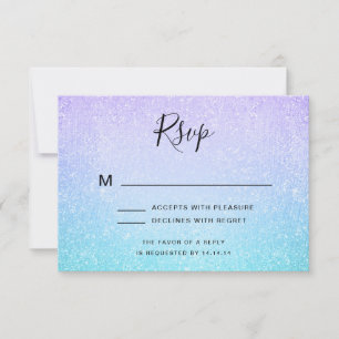 Pintura de Purpurina de Bat Mitzvah RSVP