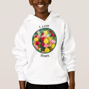 Pintura de ramo de rosas - Arte floral original li