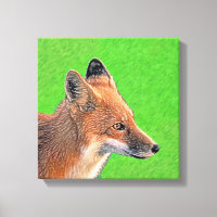 Pintura de Red Fox - Arte de vida salvaje original