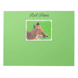 Pintura de Red Fox - Bloc de notas original de Art