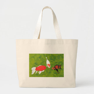 Pintura de reunión de peces Koi en una bolsa de pl