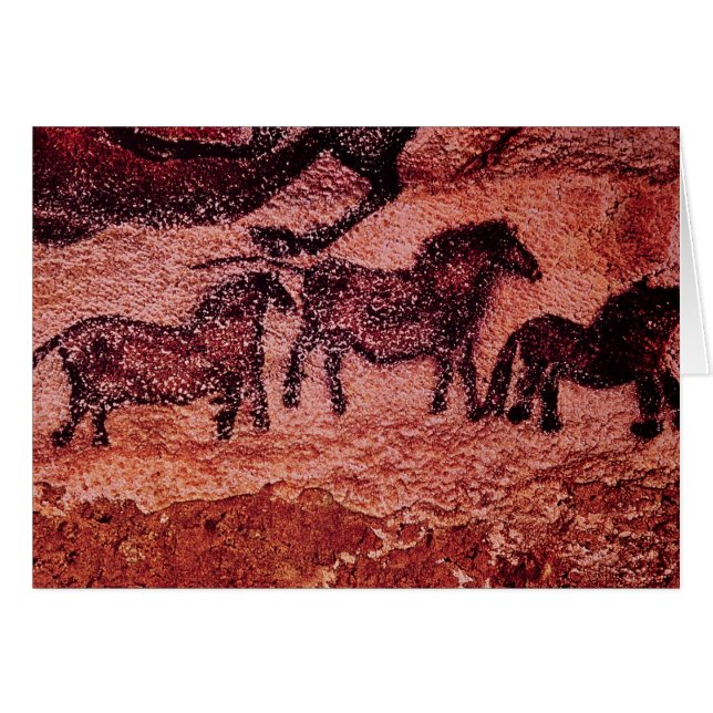Pintura de roca de tarpanes , c.17000 a.C. (Anverso (Horizontal))