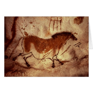 Pintura de roca de un caballo, c.17000 a.C.