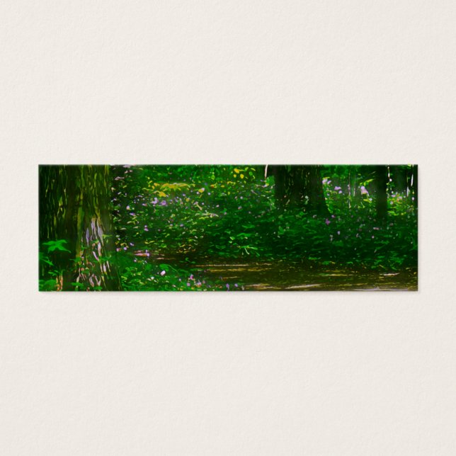 Pintura de sendero con flores (Frente)