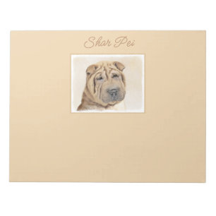 Pintura de Shar Pei - Bloc de notas de arte de per