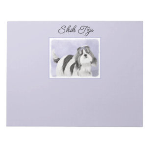 Pintura de Shih Tzu - Bloc de notas de arte de per