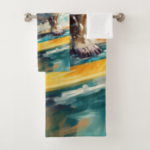 Pintura de surf en bulldog Beach