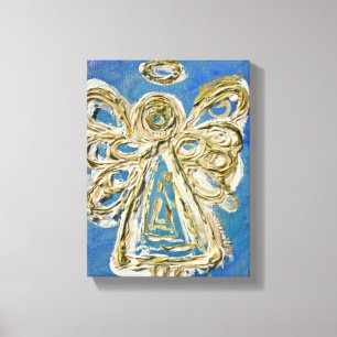 Pintura de tela de tela envuelta en el arte Ángel