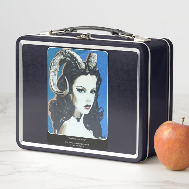 Pintura de 'Tentación en el Magick' sobre una (In situ)