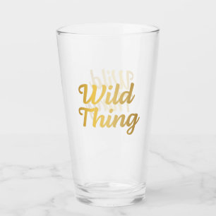 Pintura de tipografía de oro Wild Thing