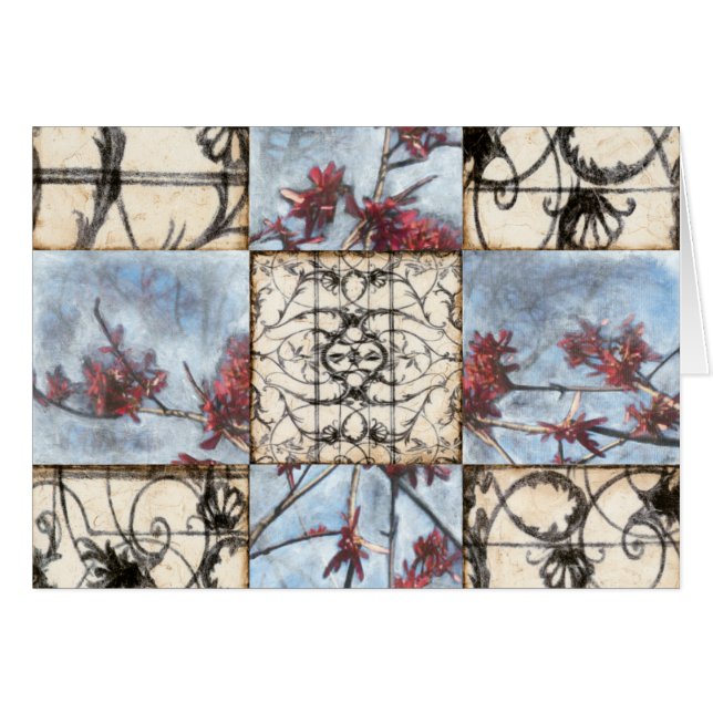 Pintura de trabajo en panel abstracto (Anverso (Horizontal))