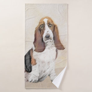 Pintura de tronco - Arte de perro original curado