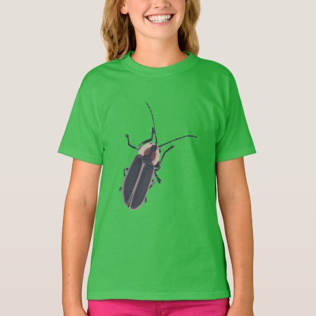 Pintura de un Rayo, un insecto, camisetas (Anverso)