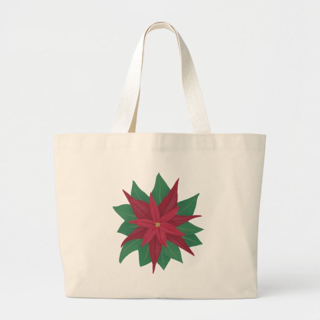 Pintura de una bolsa de Navidades de flores de Poi (Frente)