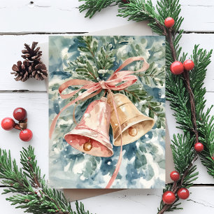 Pintura de vacaciones de Navidad con acuarela de c