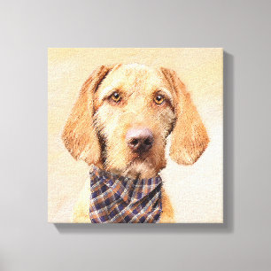 Pintura de Vizsla con cabello alambrado - Arte Per