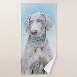 Pintura de Weimaraner - Arte de Perro Original.