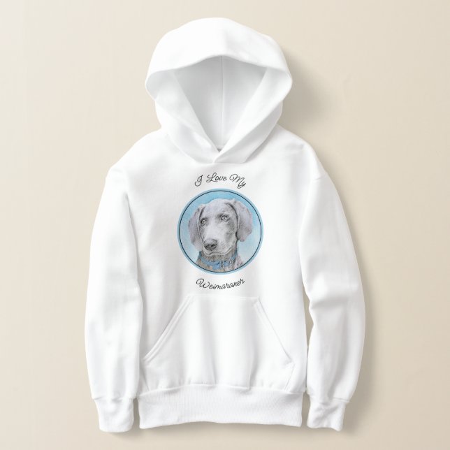 Pintura de Weimaraner - Arte de Perro Original. (Distribución )
